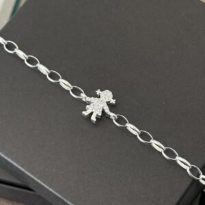 Pulseira menina cravejado
